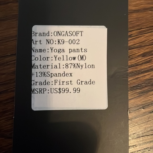 NEW OngaSoft Workout Leggings - Picture 2 of 2